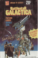 1978 Battlestar Galactica Wax Pack Box Signed